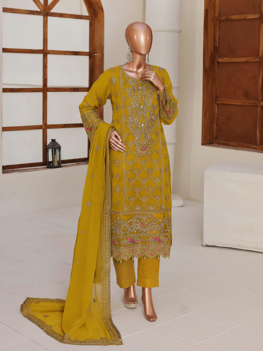 Agha Noor Mustard Yellow