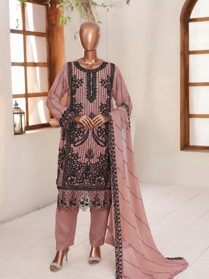 Agha Noor Pink Black