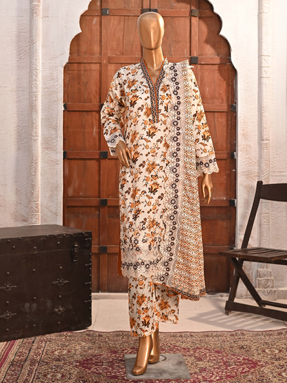 Bin Saeed Lawn 3pc Autumn