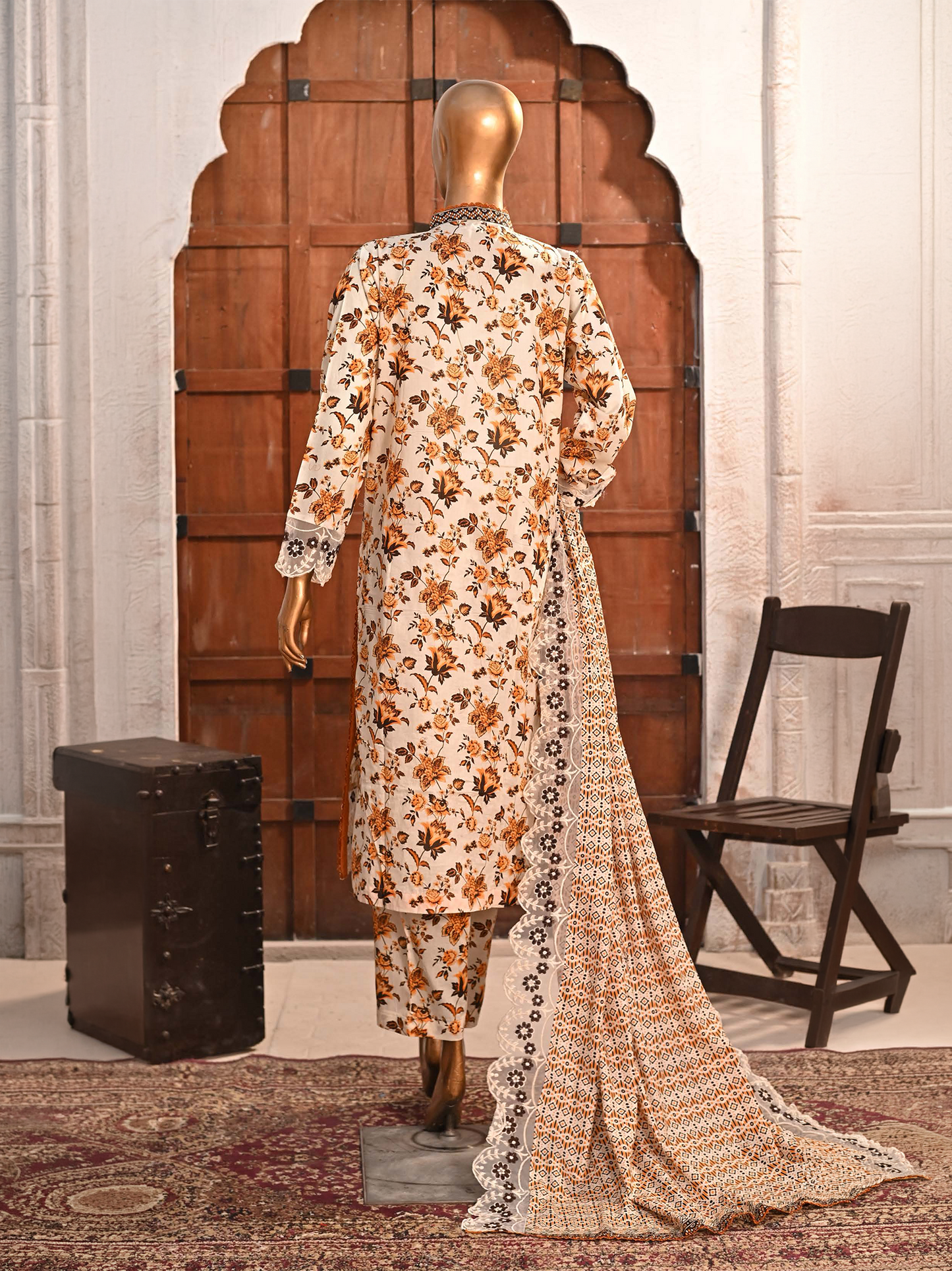 Bin Saeed Lawn 3pc Autumn